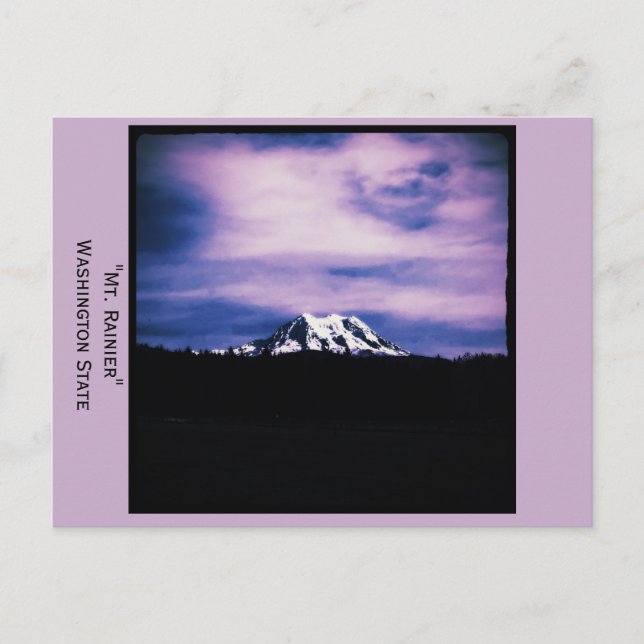 Rainier, Washinton Staat Postcard Postkarte (Vorderseite)