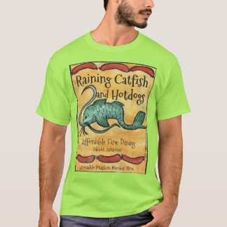 Raining Catfish T-Shirt, Herren XL T-Shirt