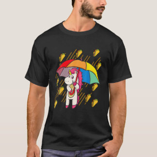 Raining Tacos Unicorn Lover Umbrella Cinco De Mayo T-Shirt