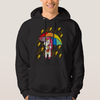 Raining Tacos Unicorn Umbrella Cinco De Mayo Hoodie