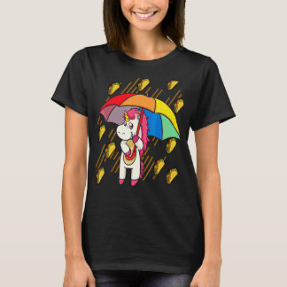 Raining Tacos Unicorn Umbrella Cinco De Mayo T-Shirt