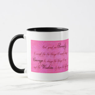 Rainity Prayer Ringer Tasse, Magenta Pink Tasse