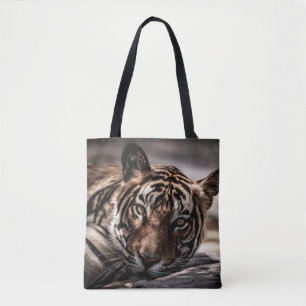 Rainthambourde wilde männliche Tigerin Fine Art Bi Tasche