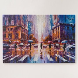 Rainy City Puzzle, 16 Zoll x 20 Zoll, 520 Stück