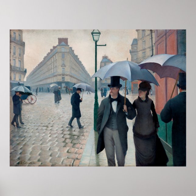 Rainy Day (1877) Poster (Vorne)