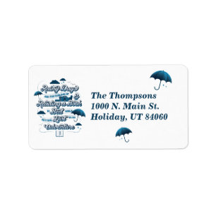 Rainy Day Adventure / Retourner les étiquettes d'a