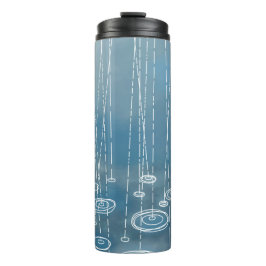 Rainy Day Blue Thermosbecher