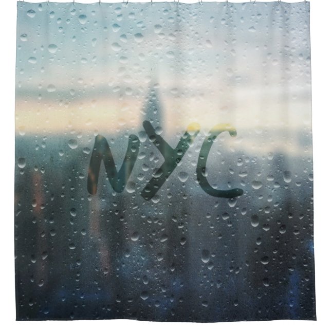 Rainy Day dans le rideau de douche NYC (Devant)