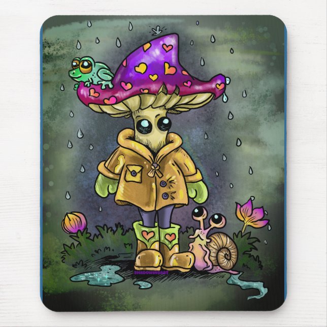 Rainy Day Friends Mousepad (Vorne)