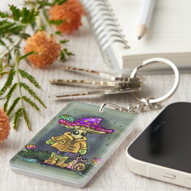 Rainy Day Friends Schlüsselanhänger (Vorderseite rechts)