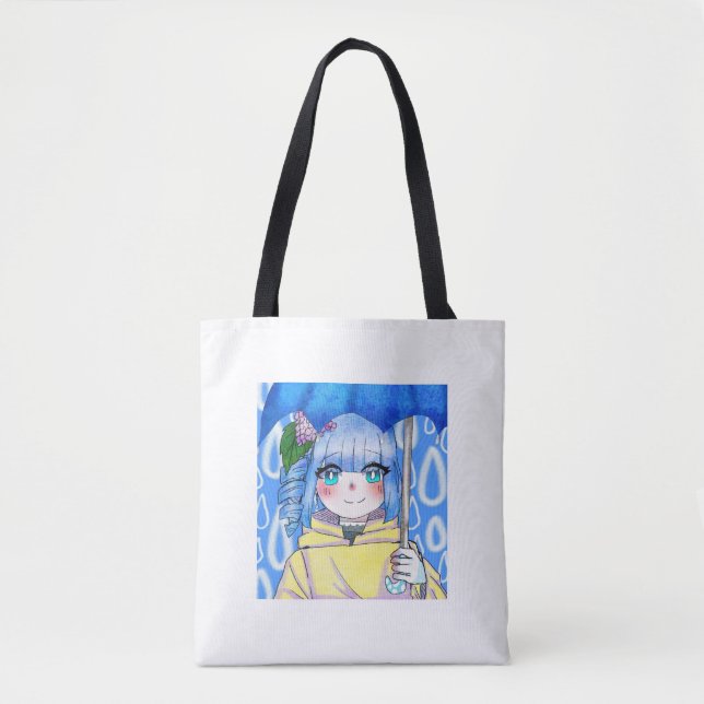 Rainy Day Girl von Lilia Tasche (Vorderseite)