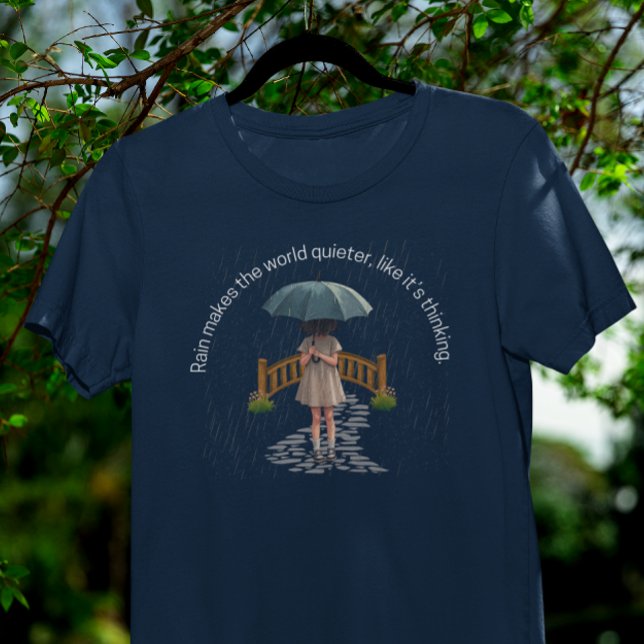 Rainy Day Little Girl T-Shirt (Von Creator hochgeladen)