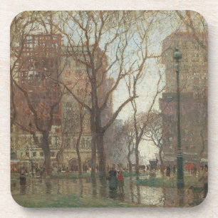 Rainy Day, Madison Square, New York, Paul Cornoyer Getränkeuntersetzer