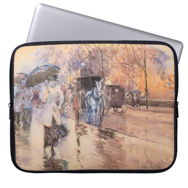 Rainy Day on Fifth Avenue (New York City) Laptopschutzhülle (Vorderseite)
