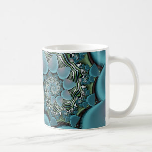 Rainy Day Spiral Fraktal Kaffeetasse