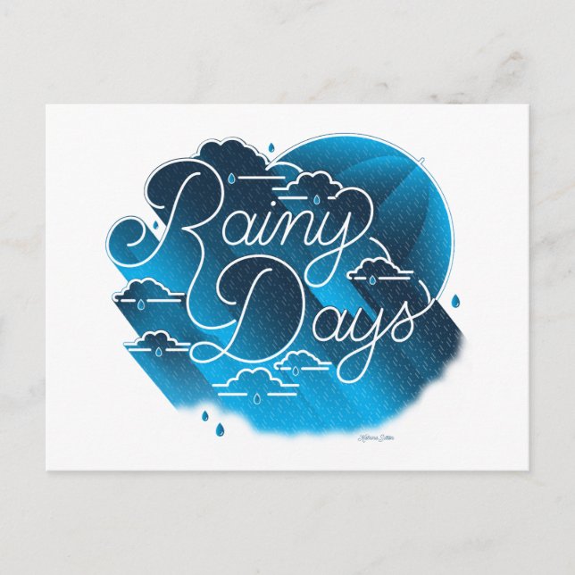 Rainy Days / Carte postale (Devant)
