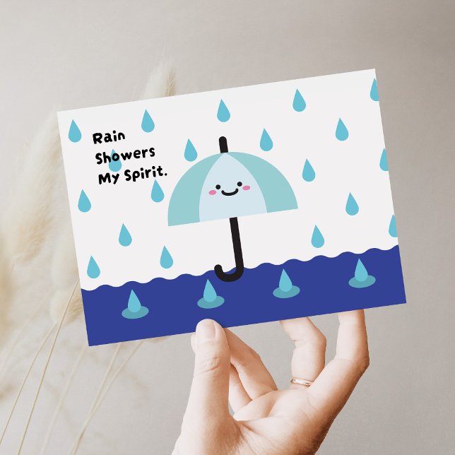 Rainy Days, Helle Spirituosen Postkarte (Von Creator hochgeladen)