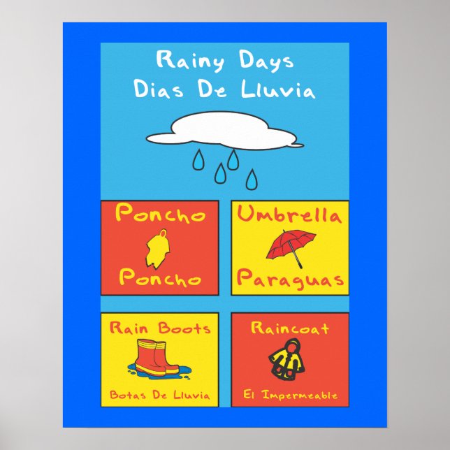 Rainy Days School Poster (Vorne)
