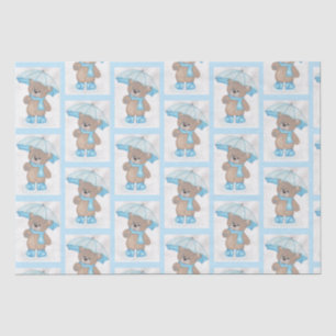 Rainy Daze Teddy Bear Seidenpapier