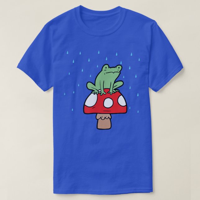 Rainy FrogToadstoolCottagecoreGoblincoreFairy T-Shirt (Design vorne)