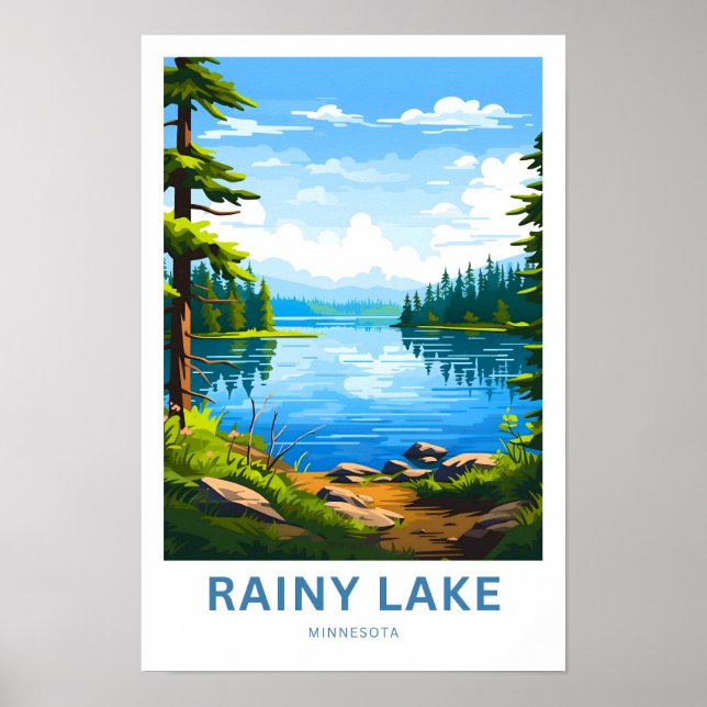 Rainy Lake Minnesota Poster (Vorne)