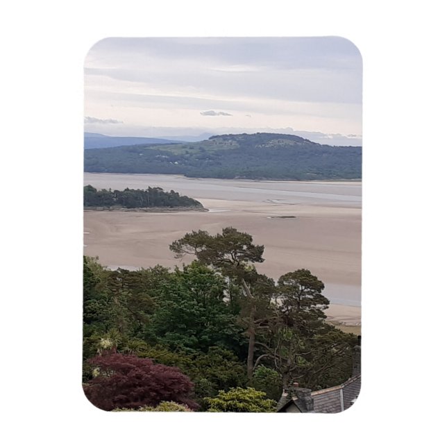 Rainy Morecambe Bay Magnet (Vertikal)