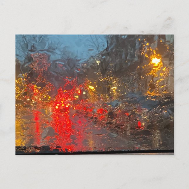 Rainy Night Postkarte (Vorderseite)