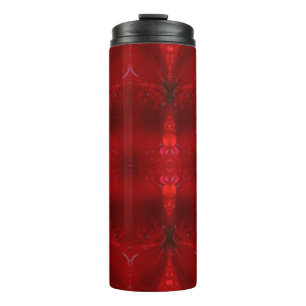 Rainy Red Dianthus 5 Thermosbecher