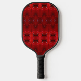 Rainy Red Dianthus Ikat Auch Pickleball Schläger