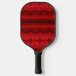 Rainy Red Dianthus Ikat Pickleball Schläger
