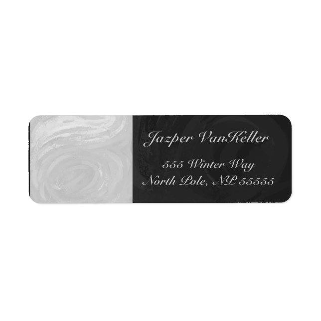 Rainy Sky Gray und Black Monogram (Vorne)