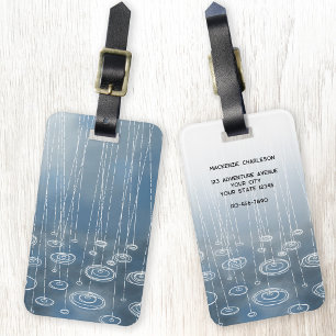Rainy Weather Personalisiert Gepäckanhänger