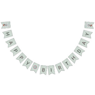 RainyDayFrog HAPPY BIRTHDAY Wimpelkette