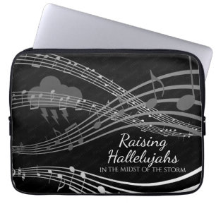 RAISE HALLELUJAHS Personalisiert Black Laptopschutzhülle