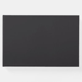 Raisin Black Solid Color Gästebuch