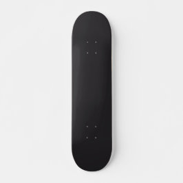 Raisin Black Solid Color Skateboard