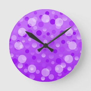 Raisin Fizz 'Bubbles' horloge ronde
