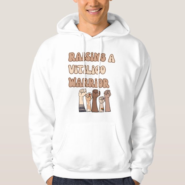 Raising a Vitiligo Warrior – Self Love, Strength & Hoodie (Vorderseite)
