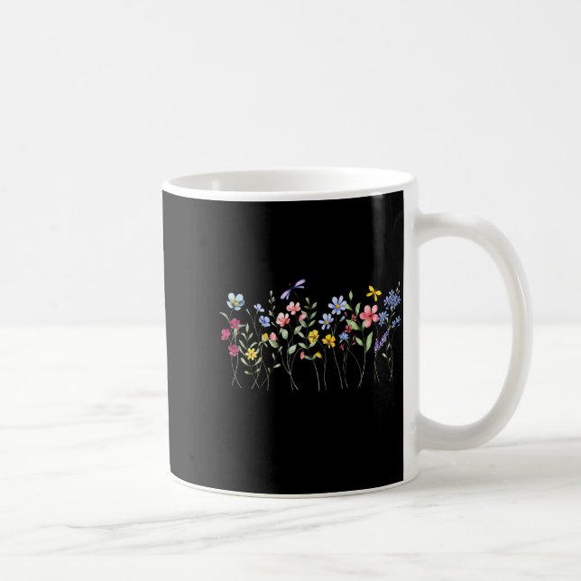 Raising A Wildflower Mom Matching Botanical _1  Kaffeetasse (Rechts)