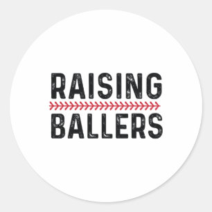 Raising Byllers Funny Mama Bysebyll Runder Aufkleber