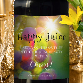 Raisins colorés Beaux Art Vin Étiquette