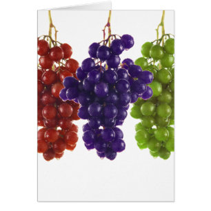 Raisins vert rouge et violet