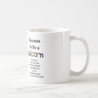 Raisons d'être une tasse de licorne
