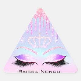Raissa Crown 16. 15. Bridal Holographic5 Dreieckiger Aufkleber
