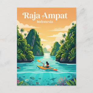 Raja Ampat Indonesien Postkarte