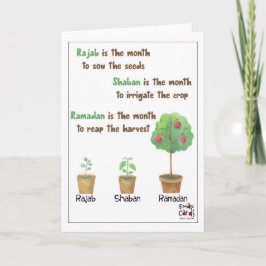 Rajab - Holy Month Blessings Karte