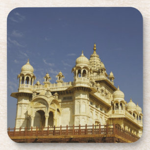 Rajasthan, Indien Eine stehende und zufällige Fra Untersetzer