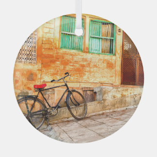 Rajasthan Street Scene: Indischer Stil Ornament Aus Glas