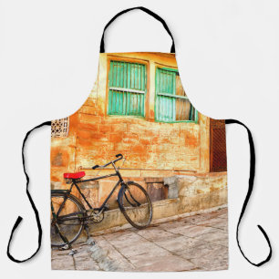 Rajasthan Street Scene: Indischer Stil Schürze