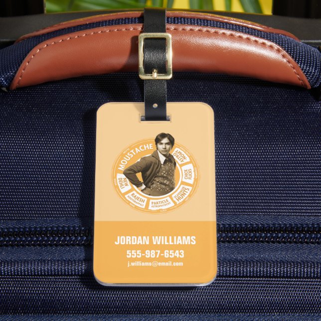 Rajesh Info Graphic Gepäckanhänger (Vorderseite Insitu 2)